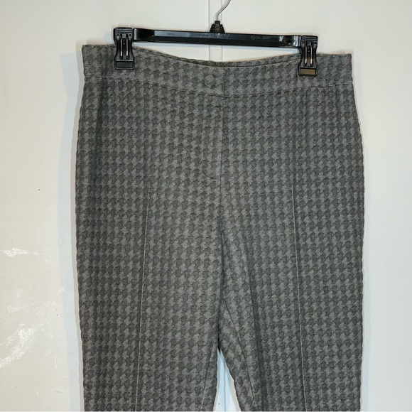 AKRIS PUNTO Mara 3D Houndstooth Jacquard Skinny Pants in Granite - Picture 5 of 13